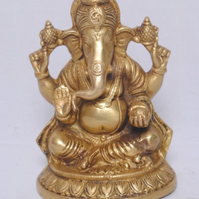 Lord Vinayagar Statue Sitting - Srivadivelavanmetals