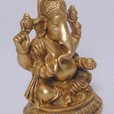 Lord Vinayagar Statue Sitting - Srivadivelavanmetals